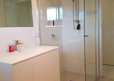 Bathroom renovation after